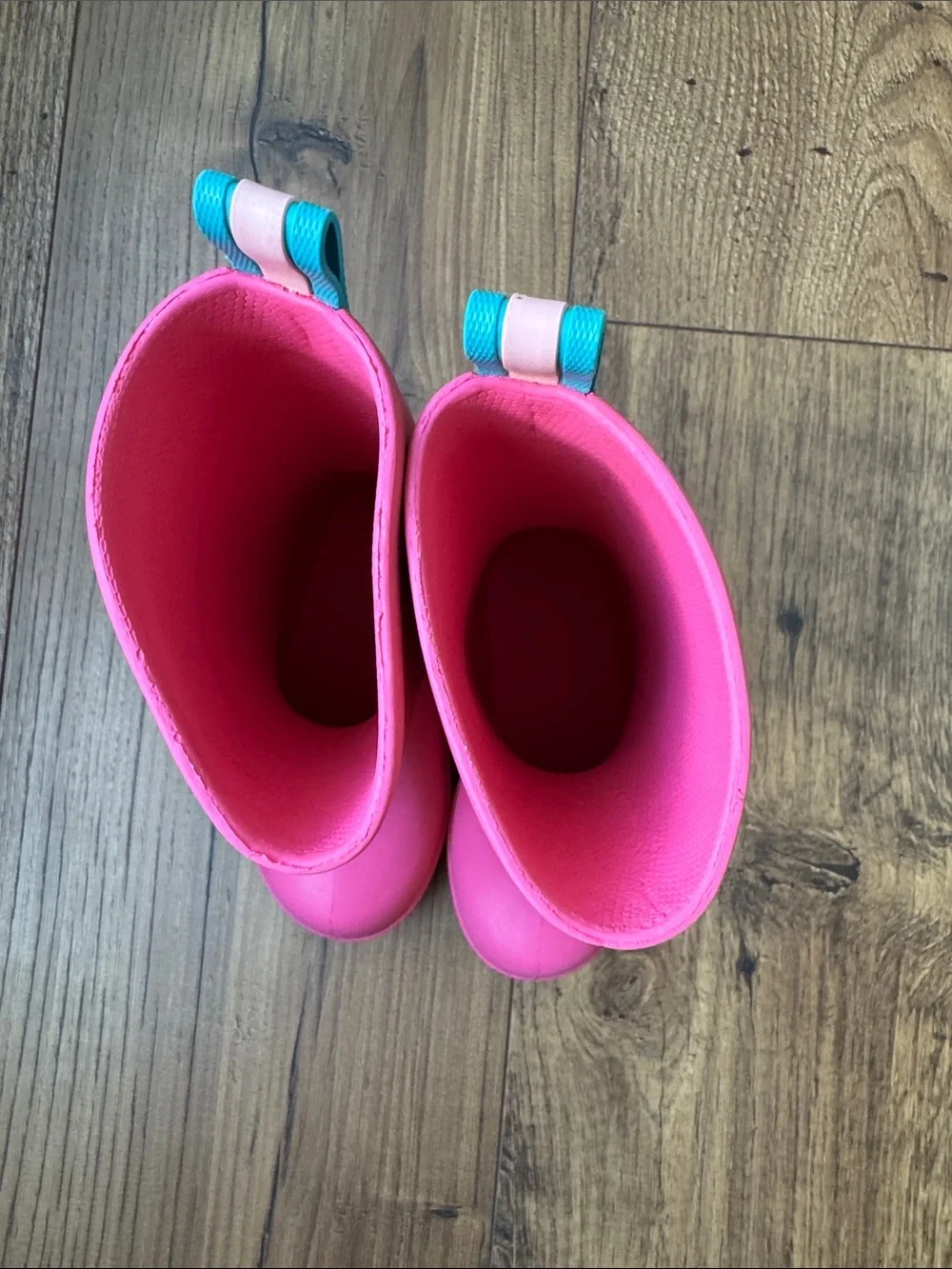 Totes toddler pink rain boots, size 5-6